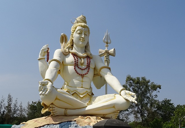 Lord Shiva Statue God Hindu Religion Architecture