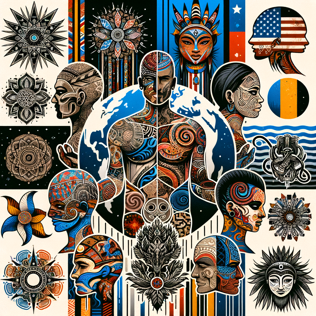 Cultural tattoos designs from global tattoo traditions, reflecting the history and cultural significance of tattoos in world cultures for a global perspective on body art.