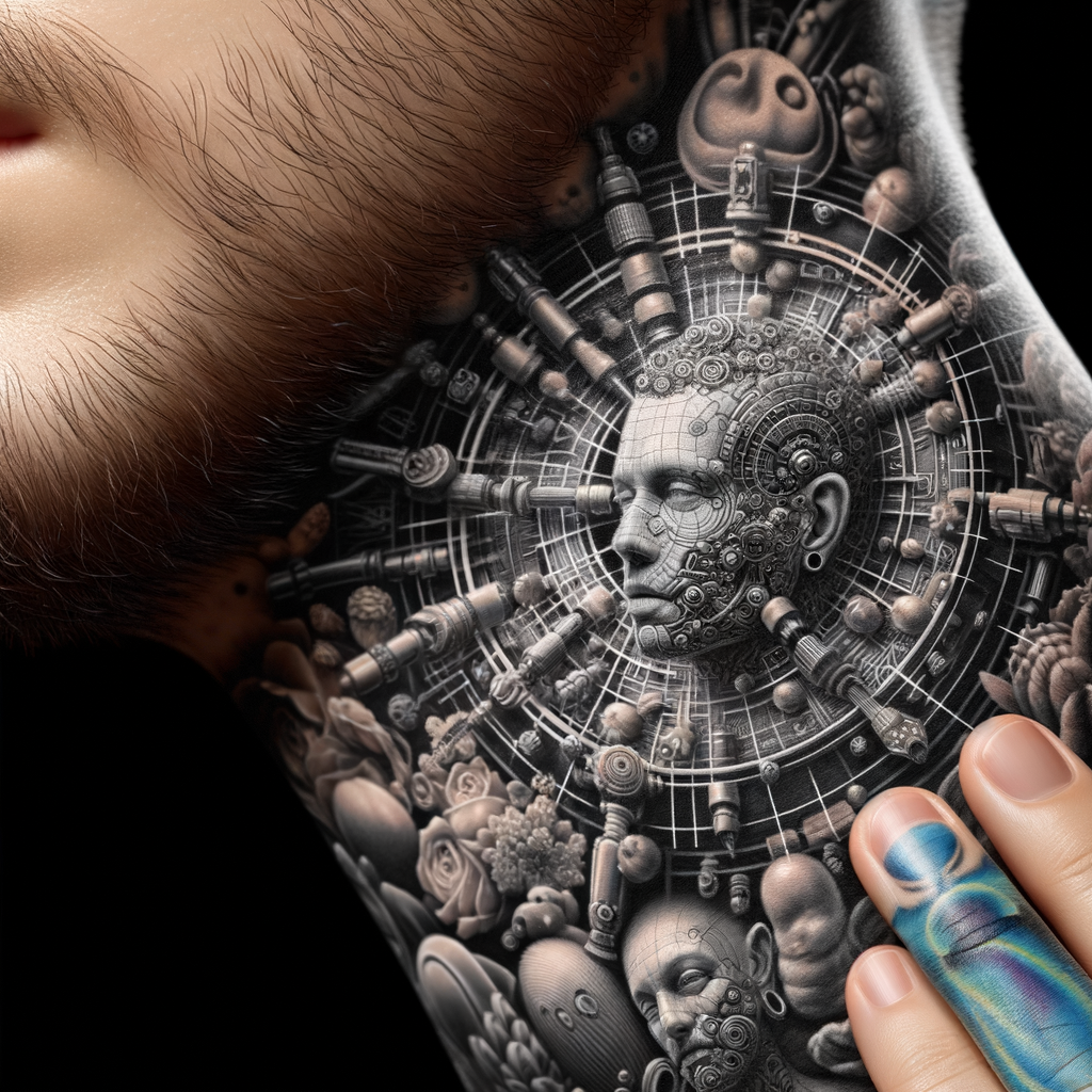 Close-up of detailed realism tattoo showcasing lifelike tattoos and realism tattoo techniques by a professional realistic tattoo artist, demonstrating the tattoo realism style and skin art techniques used in achieving realism in tattoos.